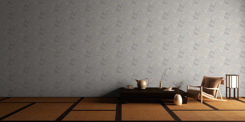 Tokyo Fish Bowl Wallpaper - 5 Colours NZ-Wallpaper