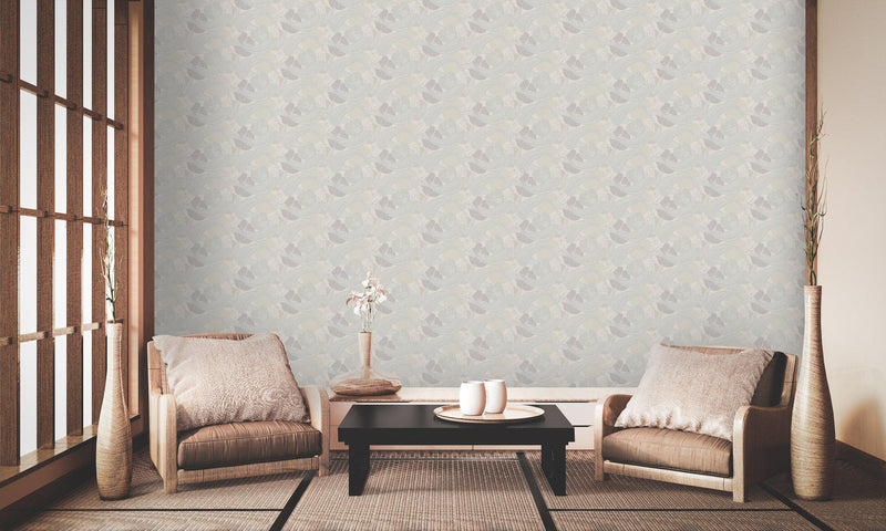Tokyo Fish Bowl Wallpaper - 5 Colours NZ-Wallpaper
