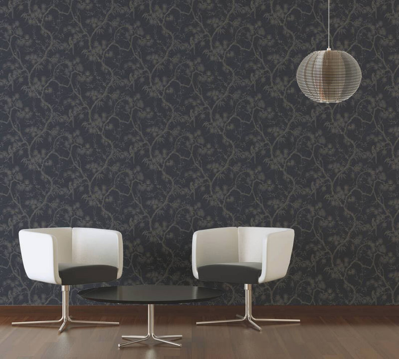 Tokyo Garden Wallpaper - 3 Colours NZ-Wallpaper