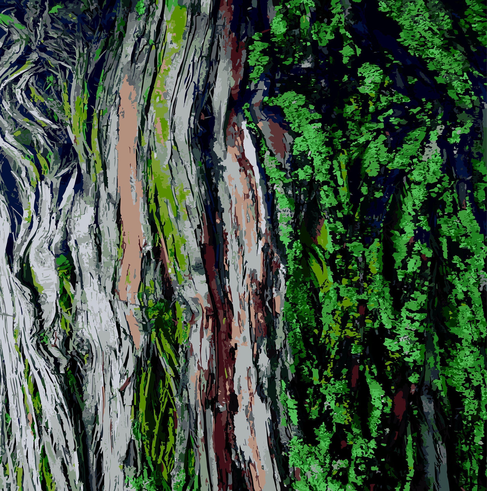 Totara Bark Wallpaper
