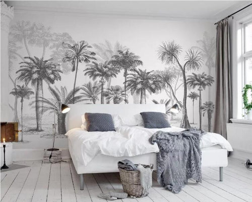 Tropical Coconut Tree Wallpaper Mural