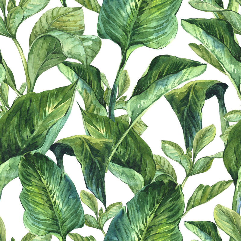 Tropical Leaf Mural
