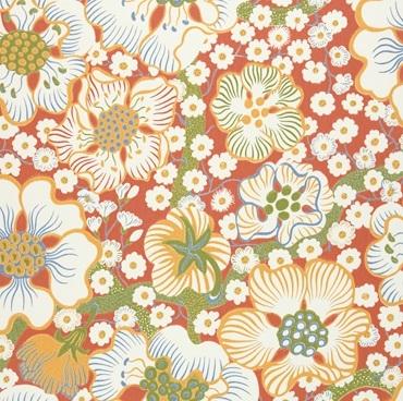 Tropical Retro Blooms Wallpaper NZ-Wallpaper