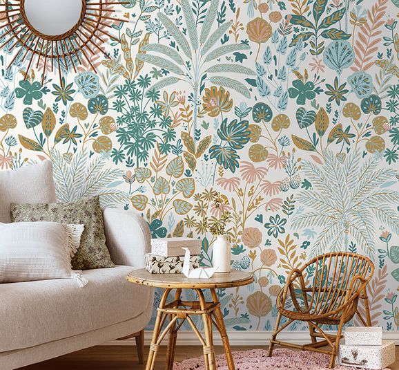 Tropical Move Wall Panel Mural - 2 Colours