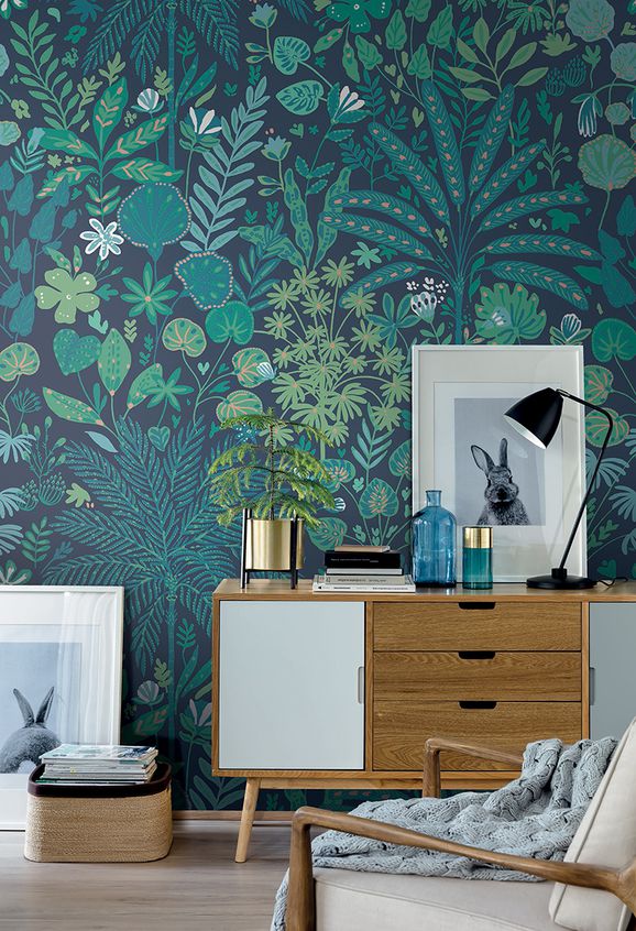Tropical Move Wall Panel Mural - 2 Colours