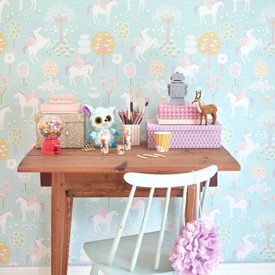 True Unicorns Wallpaper - 5 Colours NZ-Wallpaper