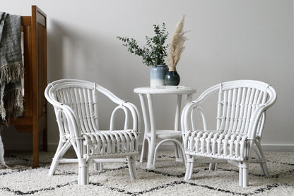 Truro Cane Chairs - White