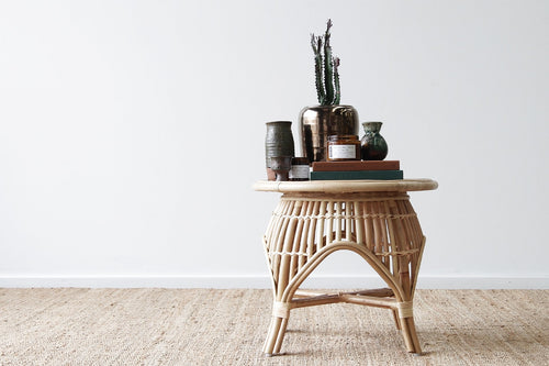 Truro Cane Side Table - Natural