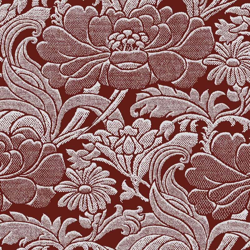 Tudor Floral Florence Broadhurst Wallpaper NZ-Wallpaper