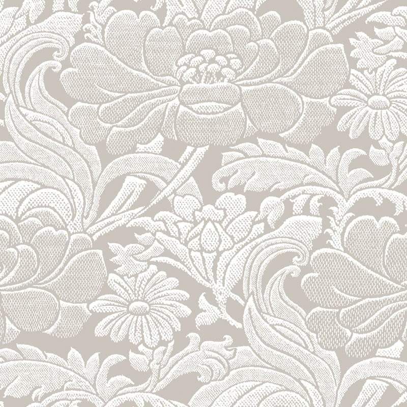 Tudor Floral Florence Broadhurst Wallpaper NZ-Wallpaper