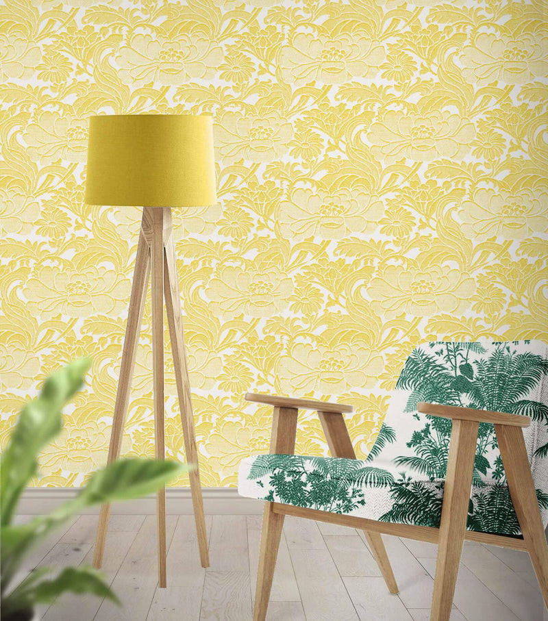 Tudor Floral Florence Broadhurst Wallpaper NZ-Wallpaper