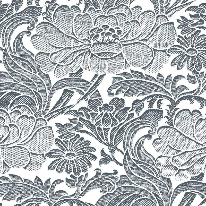 Tudor Floral Florence Broadhurst Wallpaper NZ-Wallpaper