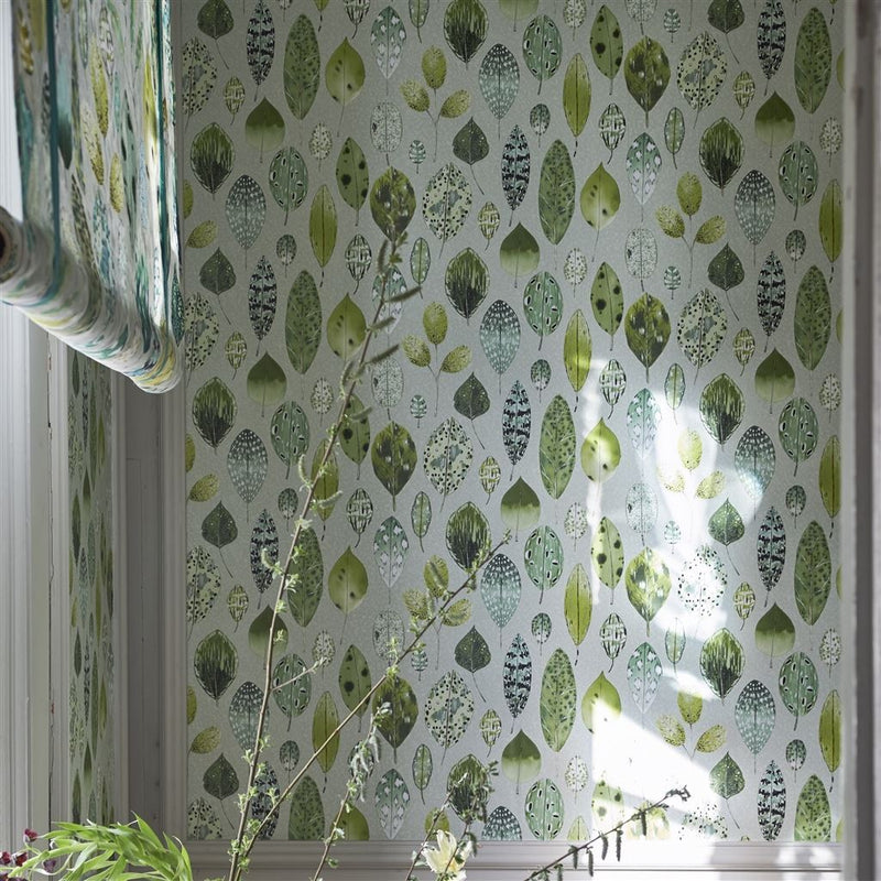 Tulsi Wallpaper - 5 Colours NZ-Wallpaper