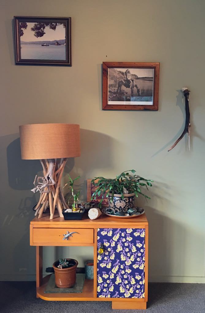 Upcycled Kowhai Wallpaper Furniture