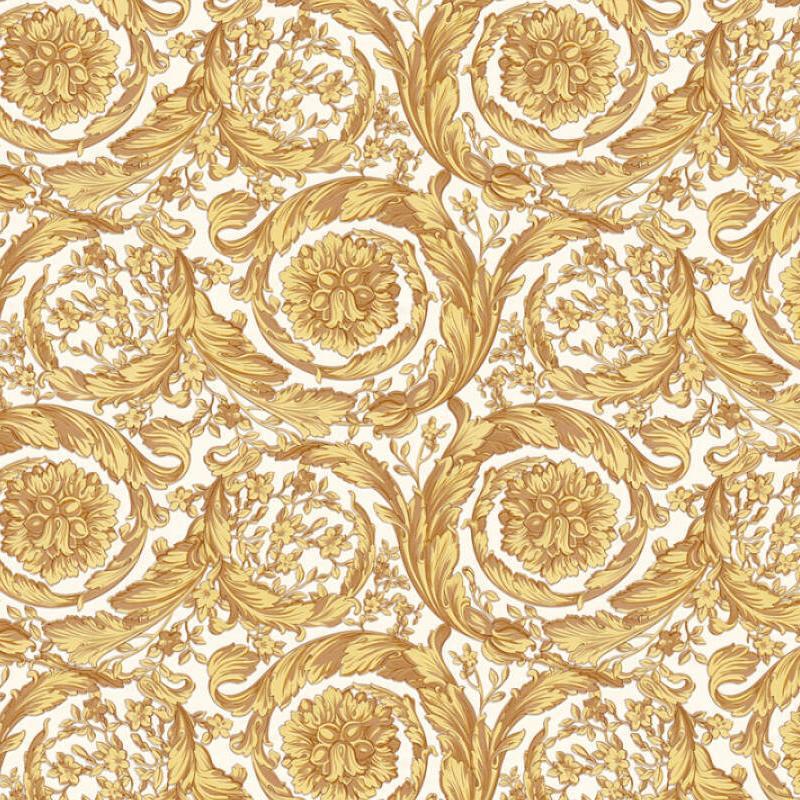 Versace Floral Garland Wallpaper- 7 Colours NZ-Wallpaper