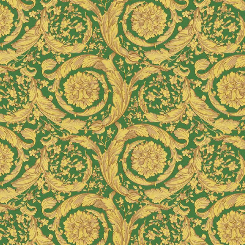 Versace Floral Garland Wallpaper- 7 Colours NZ-Wallpaper
