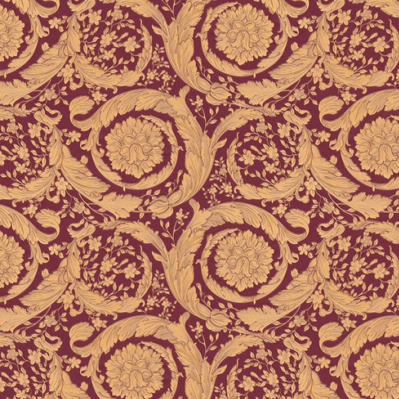 Versace Floral Garland Wallpaper- 7 Colours NZ-Wallpaper