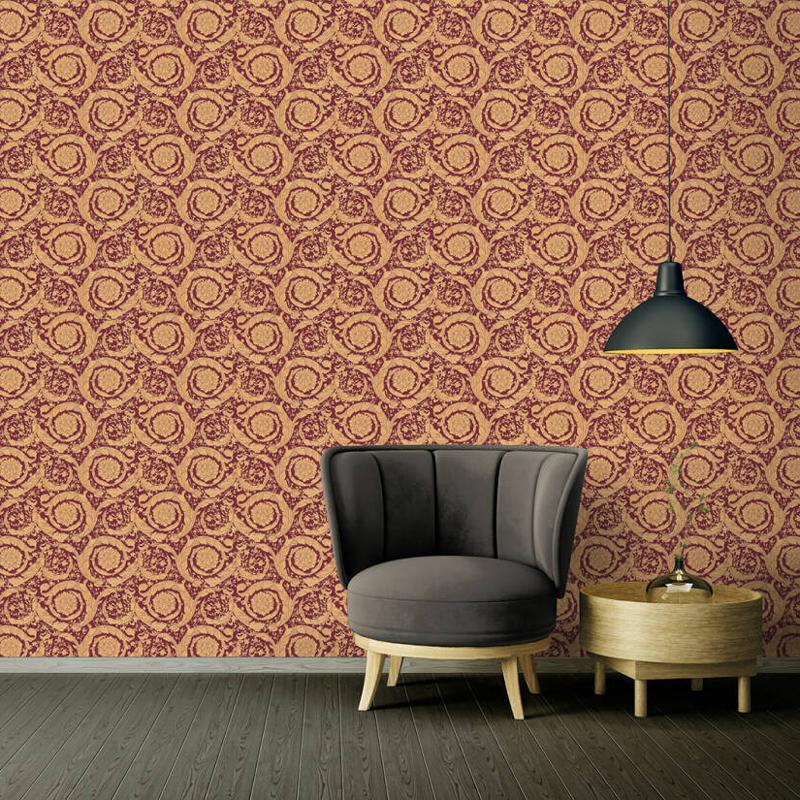 Versace Floral Garland Wallpaper- 7 Colours NZ-Wallpaper