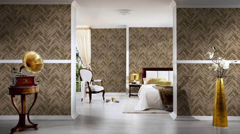 Versace Parquet Wallpaper - 5 Colours NZ-Wallpaper