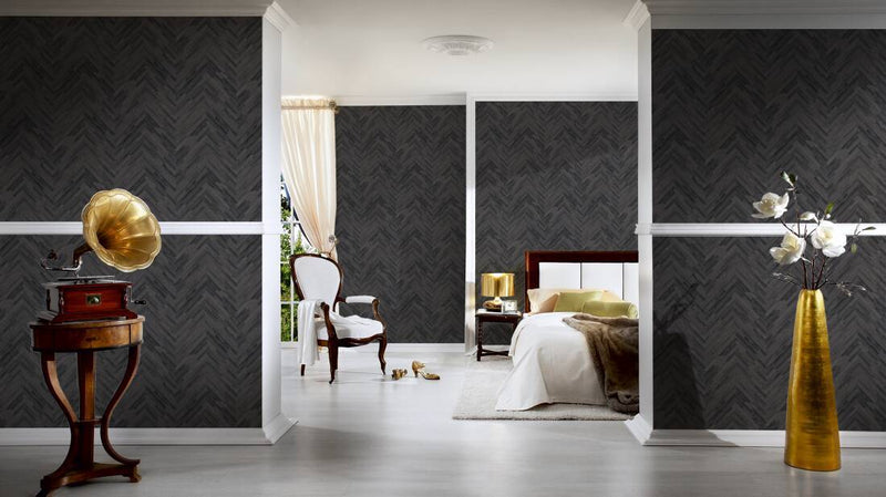 Versace Parquet Wallpaper - 5 Colours NZ-Wallpaper