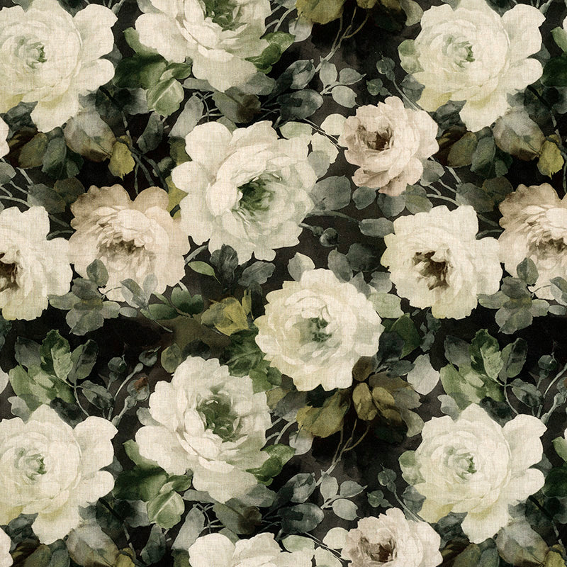 Victoria Vintage Rose Fabric - 5 Colours