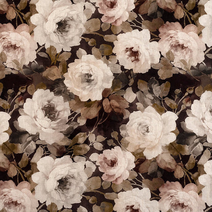 Victoria Vintage Rose Fabric - 5 Colours