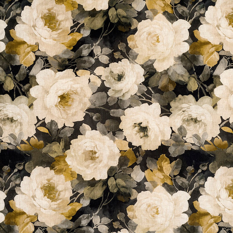 Victoria Vintage Rose Fabric - 5 Colours