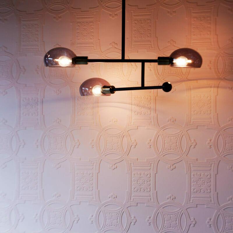 Victorian Anaglypta - Painted Blush Pink