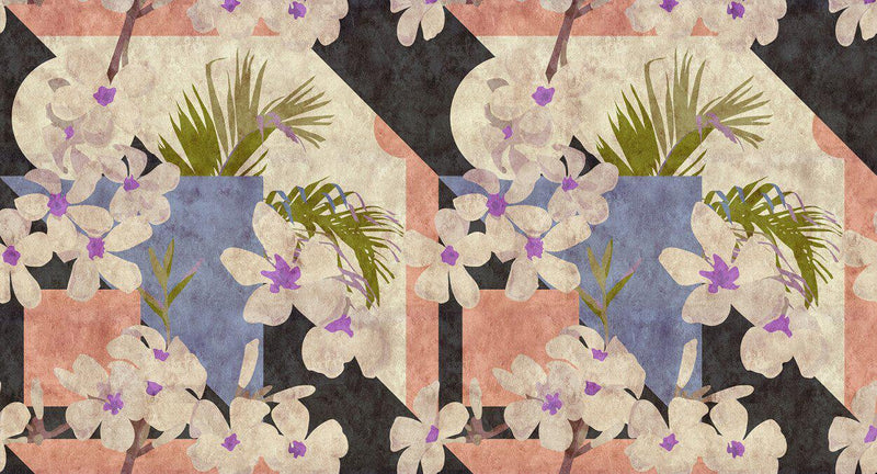Vintage Bloom the Mural - Peach