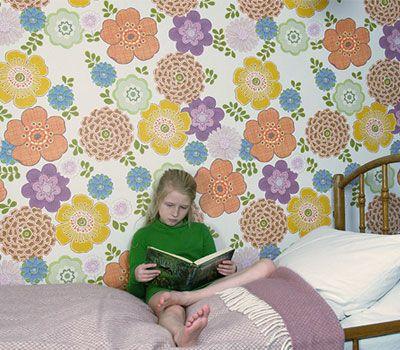 Vintage Blooms Mural Wallpaper - 2 Colours NZ-Mural