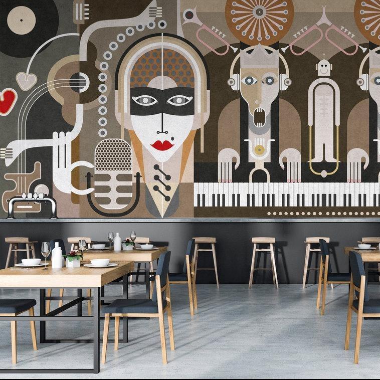 Wall of Sound Mural wallpaper