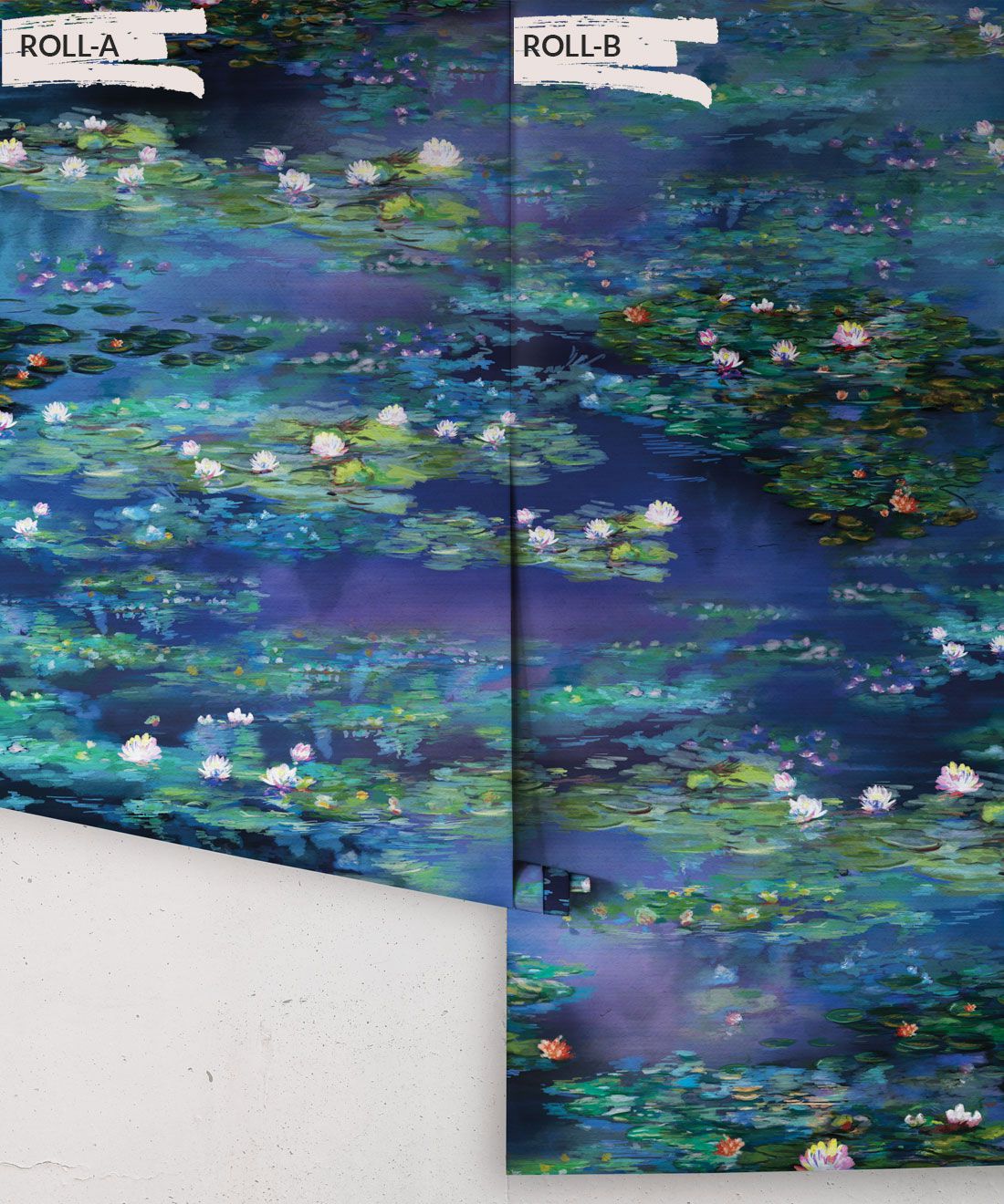 Water Lillies Wallpaper - 5 Colours