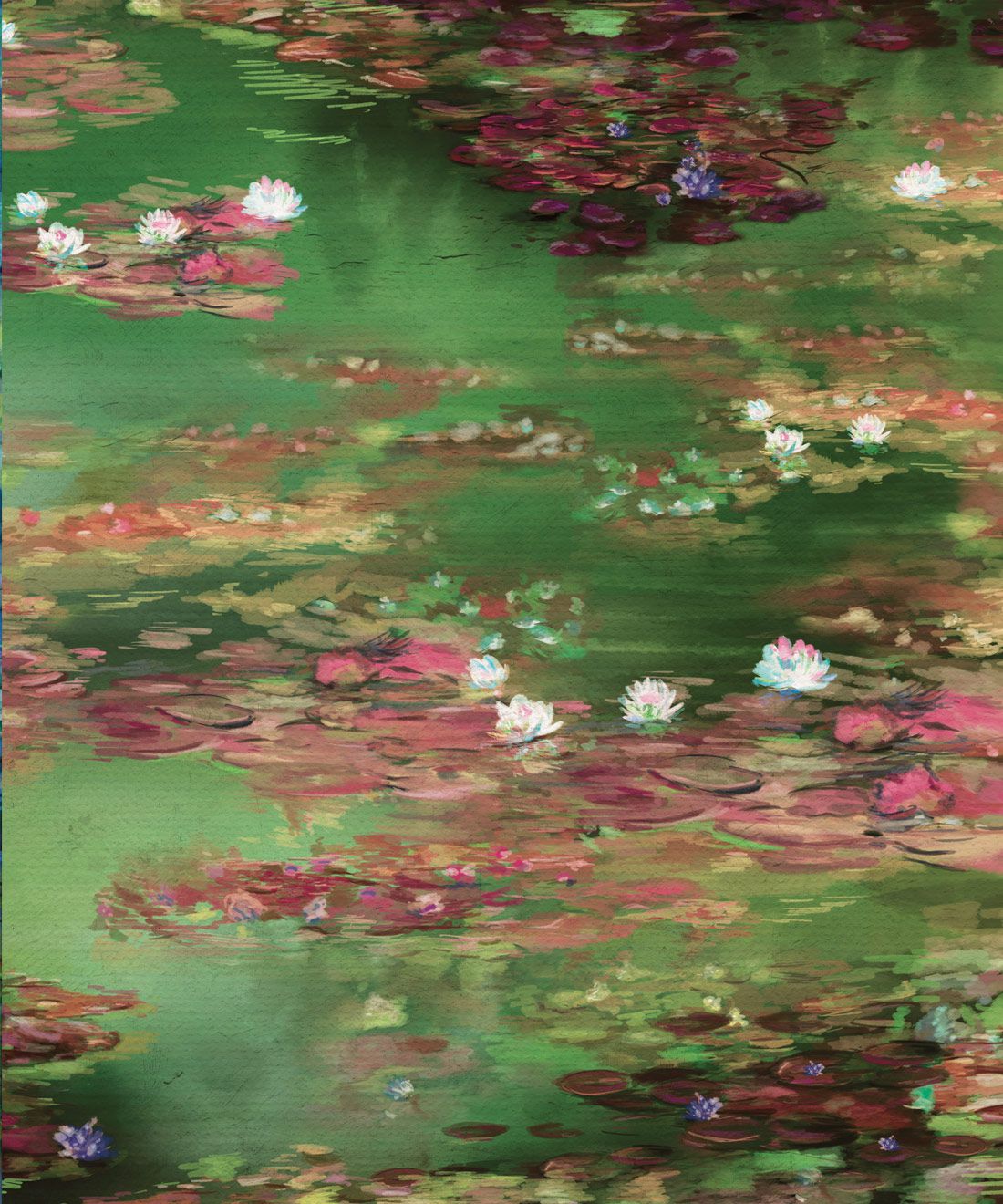 Water Lillies Wallpaper - 5 Colours