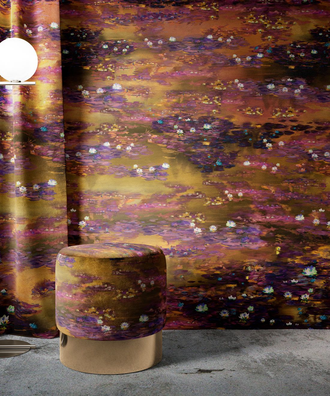 Water Lillies Wallpaper - 5 Colours