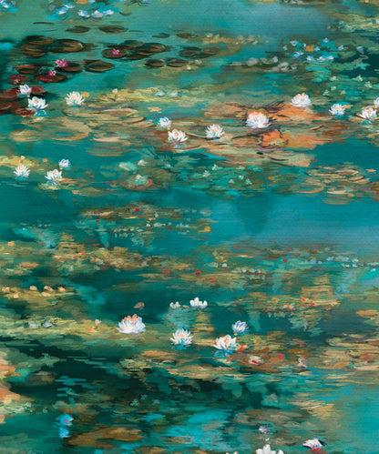 Water Lillies Wallpaper - 5 Colours