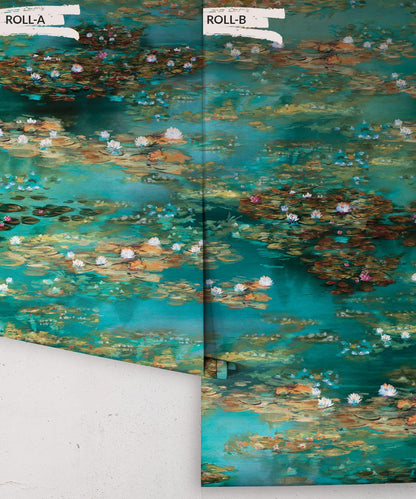 Water Lillies Wallpaper - 5 Colours