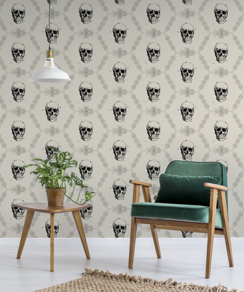Be Skulls Wallpaper - 3 Colours