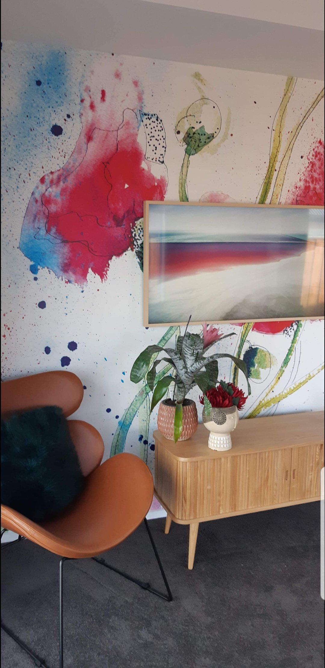Watercolour Poppy - Mural NZ-Mural