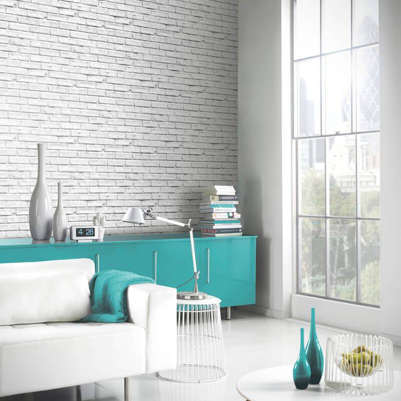 White Brick Wallpaper