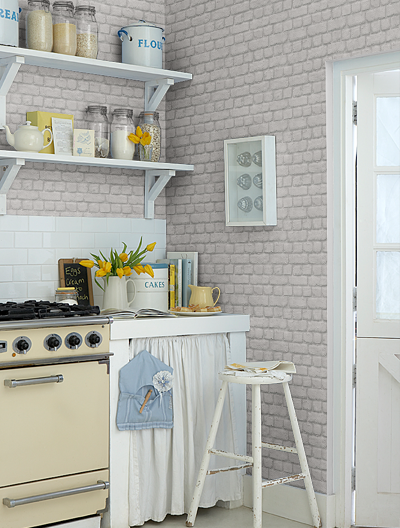 White Brick Wallpaper