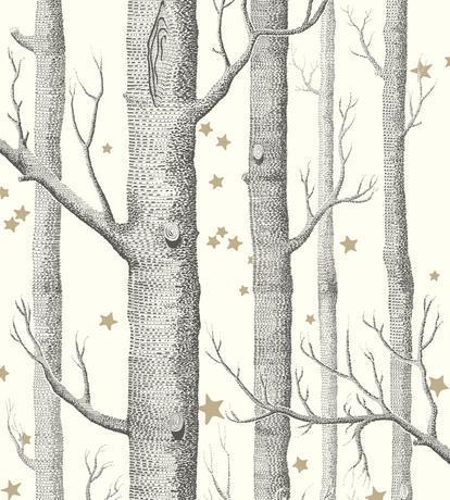 Woods and Stars Wallpaper - 7 Colours