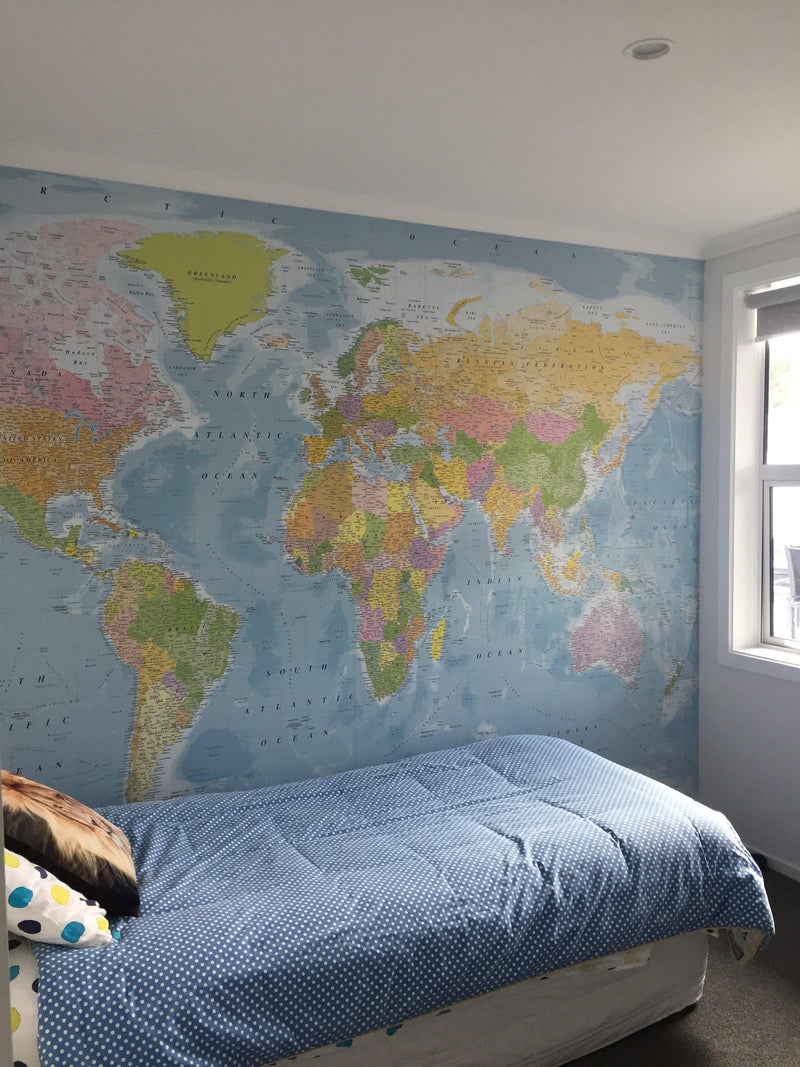 World Map - Mural - Customer photos