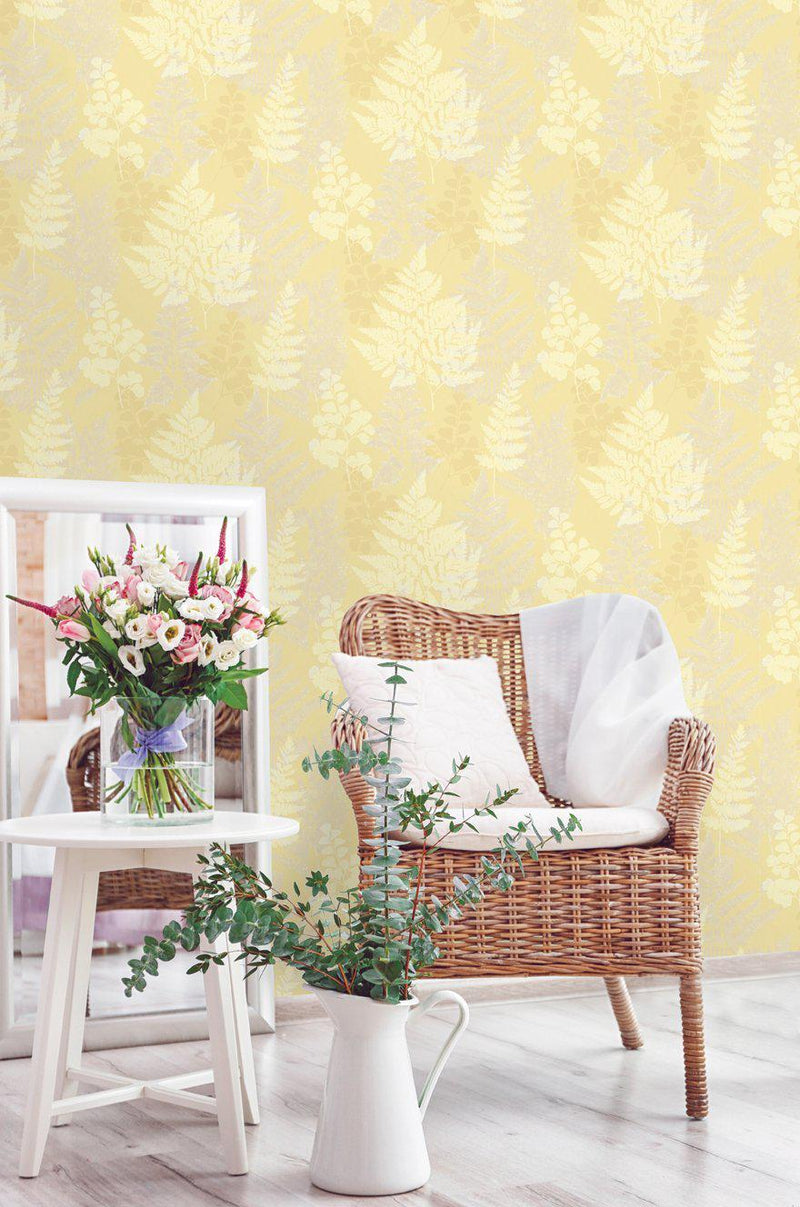 Yellow Bramble Wallpaper