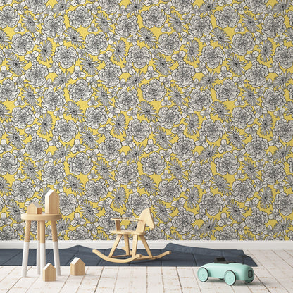 Yellow Mckenzie Country Wallpaper