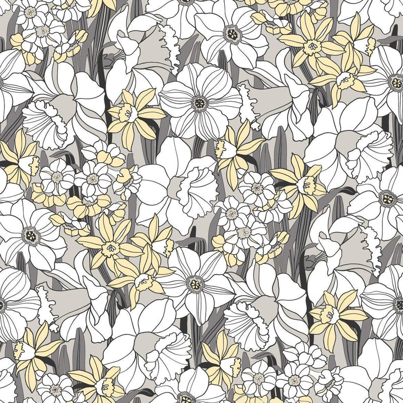 Daffodil Wallpaper - 2 Colours