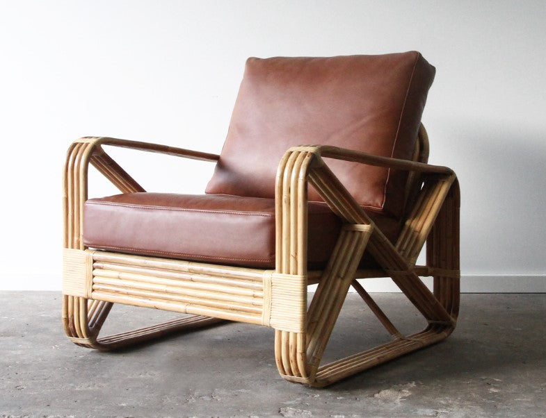 Whakatu Natural Colour Cane Arm Chair