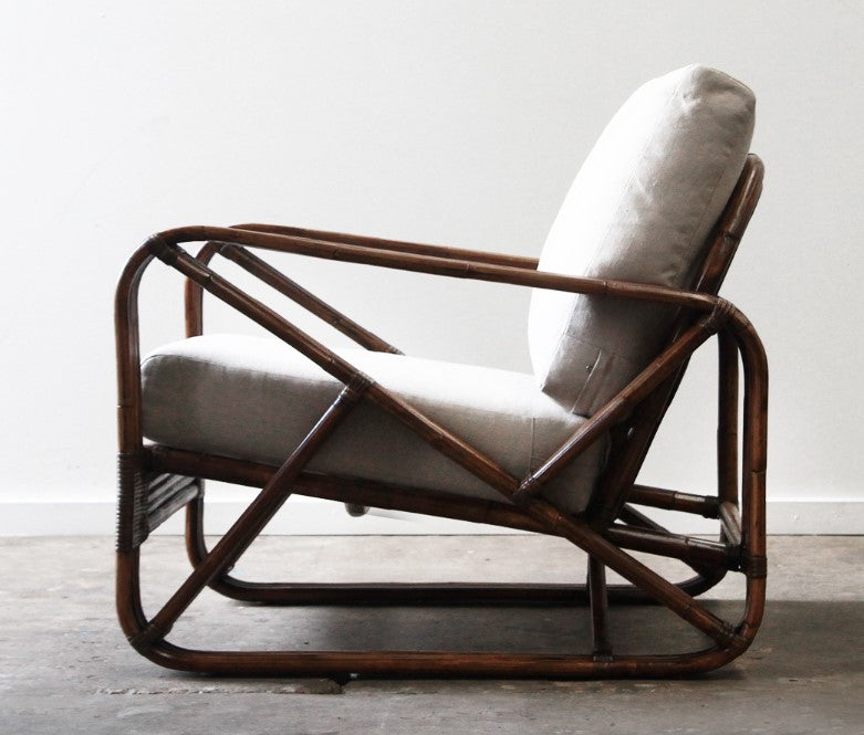 Whakatu Tobacco Colour Cane Arm Chair