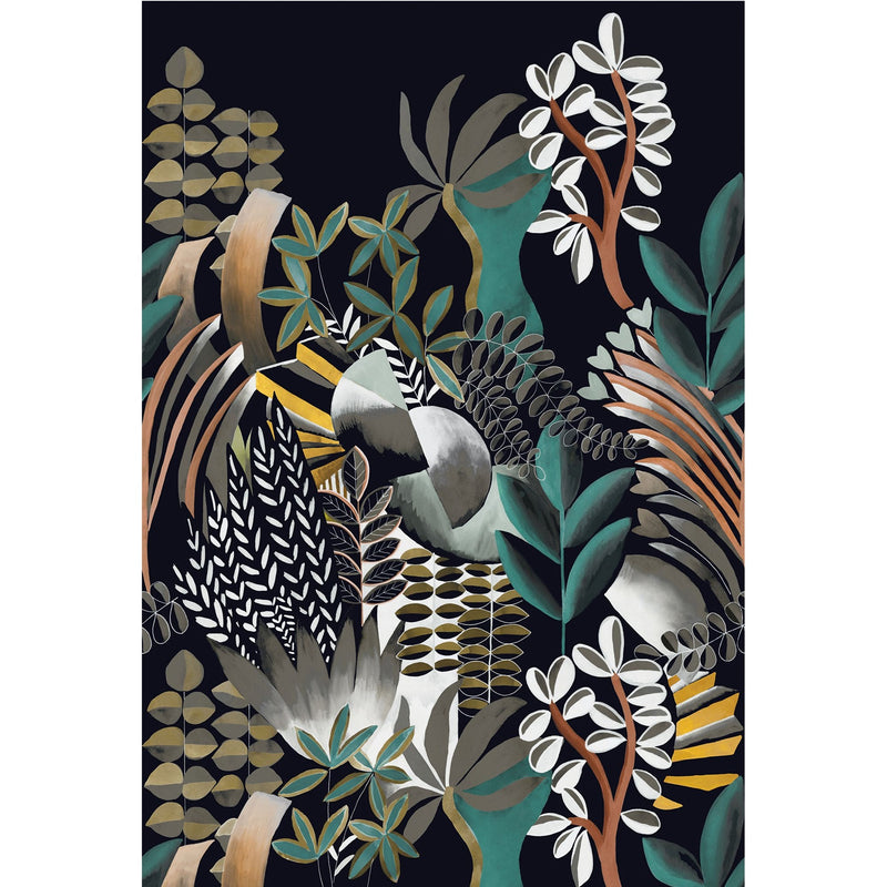 artemis wallpanel mural wallpaper black nz