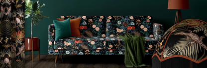 Bengal Rose Garden Fabric - 3 Colours