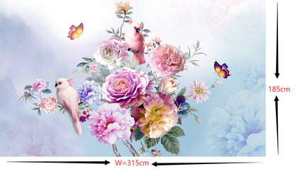 Custom size of 185cm H x 315 cm W
